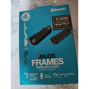 JLab JBuds Frames Wireless Open-Ear Audio for Glasses, 8-Hour Bluetooth player